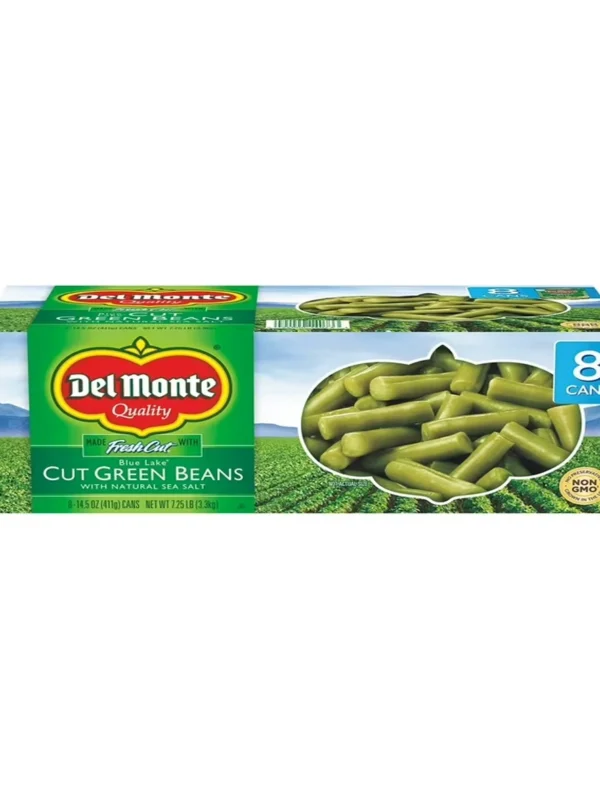 Del Monte Cut Green Beans, 14.5 oz., 8 pk.-1